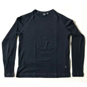 HUGO BOSS Men’s Sassari Long Sleeve Baseball Jersey Shirt Size Medium